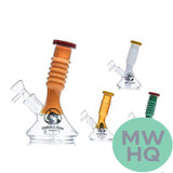Dragon Glass Water Pipe Beaker Base With Circ Perc - 220 Grams - 7 Inches - Assorted Colors [DGE-444]