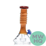 Dragon Glass Water Pipe Beaker Base With Circ Perc - 220 Grams - 7 Inches - Assorted Colors [DGE-444]