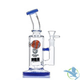 Dragon Glass Water Pipe Thick Base With Sprinkler Perc - 390 Grams - 8.5 Inches - Assorted Colors [DGE-460]