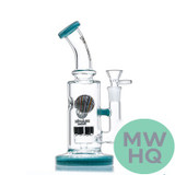 Dragon Glass Water Pipe Thick Base With Sprinkler Perc - 390 Grams - 8.5 Inches - Assorted Colors [DGE-460]