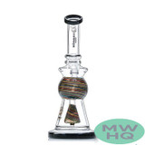Dragon Glass Wig Wag Swirl Water Pipe With Thick Base - 390 Grams - 9 Inches - Assorted Colors [DGE-459]