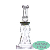 Dragon Glass Wig Wag Swirl Water Pipe With Thick Base - 390 Grams - 9 Inches - Assorted Colors [DGE-459]