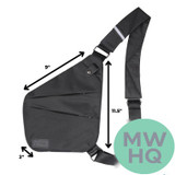 FireBar Labs Smell Proof Cross Body Bag With Programmable Combo Lock