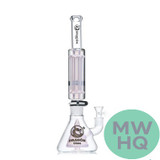 Dragon Glass Water Pipe With Glycerin Coil & Pyramid Perc - 1000 Grams - 16 Inches [DGB-067]