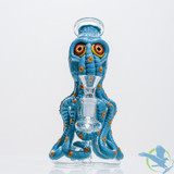 Dragon Glass Octopus Mini Water Pipe Bong Glow In The Dark - 330 Grams - 7 Inches - Assorted Colors [DGE-274]
