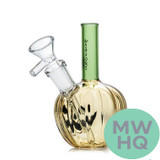 Shadow Glass Pumpkin Water Pipe Bong Glow In The Dark - 130 Grams - 5 Inches - Assorted Colors [SGE-173]