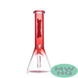Shadow Glass Water Pipe Beaker Base With Diffused Downstem Perc - 450 Grams - 10 Inches - Assorted Colors [SGE-174]