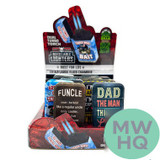 Smokezilla Patriotic Gearhead Dual Turbo Torch Lighter - Assorted Designs - Display of 12 [25838]