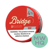 Bridge Tobacco Free Nicotine Pouches - 20 Pouches Per Can - Pack of 5 Cans