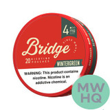 Bridge Tobacco Free Nicotine Pouches - 20 Pouches Per Can - Pack of 5 Cans