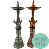 Khalil Maamoon Safari Kamanja 22 Inch Single Hose Hookah - Assorted Colors [2326]