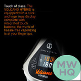 Volcano Hybrid Desktop Vaporizer With Easy Valve Starter Kit by Storz & Bickel - Silver Edition