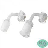 Tsunami Glass 4mm Water Pipe Quartz Banger - Display of 12