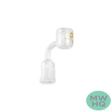 Tsunami Glass 4mm Water Pipe Quartz Banger - Display of 12