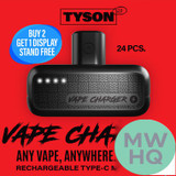 Tyson 2.0 Device Charger Portable Rechargeable Micro Power Bank - Display of 24