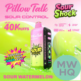 Pillow Talk Sour Control SC40000 Puffs 20ML Disposable Device With Ice & Sour Control - Display of 5 - TEXAS COMPLIANT