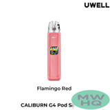 Uwell CALIBURN G4 1300mAh Pod System Starter Kit With 2 x 3ML Refillable CALIBURN GPP Integrated Coil Cartridge Pod