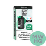 Juice Head Flex Freeze 24ML 50K Puffs Disposable Device With Ice + Nicotine Control & Mega 3D Screen - Display of 5 - TEXAS COMPLIANT