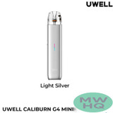 Uwell CALIBURN G4 Mini 1100mAh Pod System Starter Kit With 3ML Refillable CALIBURN GPP Integrated Coil Cartridge Pod
