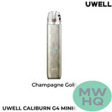 Uwell CALIBURN G4 Mini 1100mAh Pod System Starter Kit With 3ML Refillable CALIBURN GPP Integrated Coil Cartridge Pod