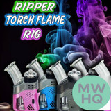 Honeypuff Ripper V1 Torch Flame Rig Concentrate & Dry Herb Vaporizer Kit