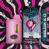 Dome Wrecker Powered By HiXotic Delta THCA + Liquid Diamonds + THCP CDT Disposable Vape 5G - Display of 5 - Bubblegum OG Ice (Indica)