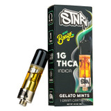 STNR Mini Bongo Delta THCA Sub-Ohm Vape Cartridge 1G - Display of 10 - Gelato Mints (Indica)