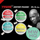 Tyson 2.0 Nicotine Pouches - 15 Pouches Per Can - Display of 5 Cans