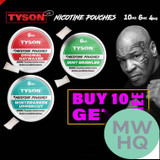 Tyson 2.0 Nicotine Pouches - 15 Pouches Per Can - Display of 5 Cans