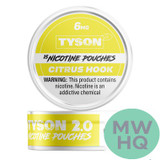 Tyson 2.0 Nicotine Pouches - 15 Pouches Per Can - Display of 5 Cans
