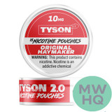 Tyson 2.0 Nicotine Pouches - 15 Pouches Per Can - Display of 5 Cans