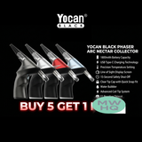 Yocan Black 1800mAh Phaser ARC Nectar Collector Starter Kit With XTAL Tip