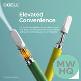 CCELL M3 Plus Dual Heat 350mAh Variable Voltage 510 Thread Rechargeable Battery With USB Adapter