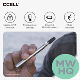 CCELL M3b Pro 350mAh Variable Voltage 510 Thread Rechargeable Battery With USB Adapter