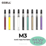 CCELL M3 350mAh 510 Thread Rechargeable Battery With USB Adapter