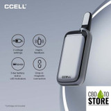 CCELL Rizo 300mAh Variable Voltage 510 Thread Battery With Type-C Cable