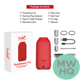 Hamilton Devices Tombstone V2 650mAh Discreet Dual Vape Cart / Wax Coil Battery