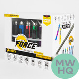 Tsunami Force 650mAh VV Digital Screen Pen Style Battery - Assorted Colors & Skins - Display of 24