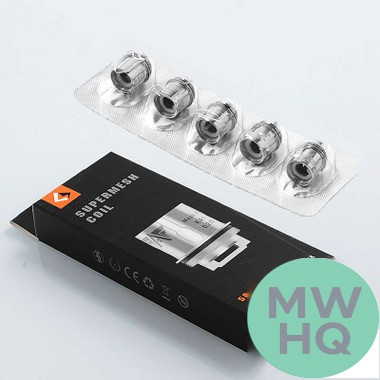 GeekVape Supermesh Replacement Coils For Shield and Aero Tanks - Pack Of 5