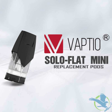 Vaptio Solo Flat Mini 1ML Replacement Pods - Pack Of 4