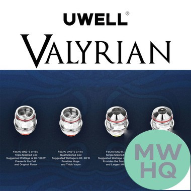 Uwell Valyrian 2 Replacement Coils - Pack Of 2
