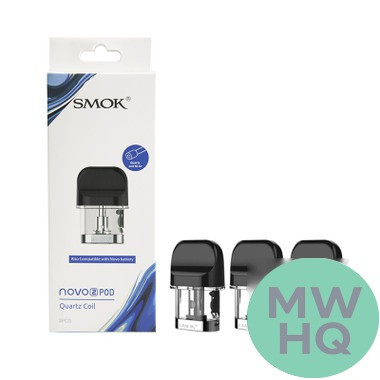 SMOK Novo 2 Refillable 1.8ML / 2ML Replacement Pods - Pack Of 3
