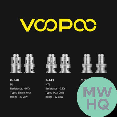 VooPoo PnP Replacement Coils - Pack of 5