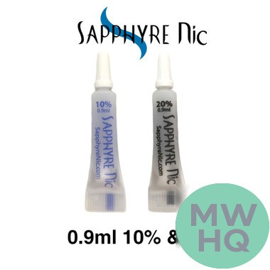 Sapphyre Nic 0.9ML Concentrated Nicotine Additive - Display of 50