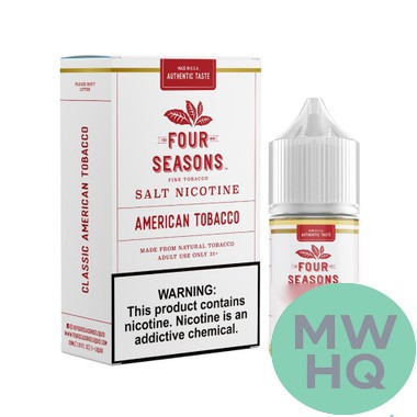 Four Seasons Fine Tobacco Salt Nicotine E-Liquid 30ML