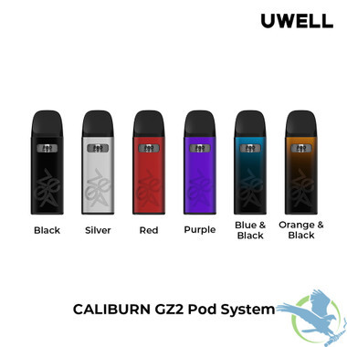 Uwell Caliburn GZ2 850mAh Pod System Starter Kit With Refillable 2ML Caliburn G2 Empty Cartridge Pod