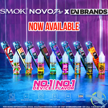 SMOK NOVO PRO 1300mAh Pod System Starter Kit With 2 x Refillable 3ML NOVO Pod & 10ML 50mg Salt Nicotine E-Liquid Bottle