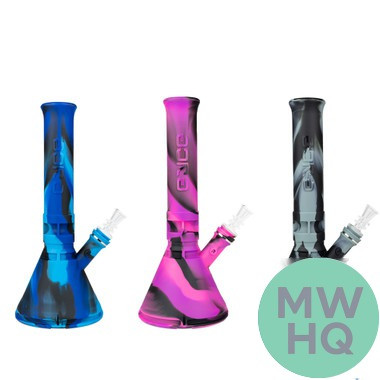 Eyce Platinum Cured Silicone Beaker Water Pipe - Assorted Colors (MSRP $69.99)
