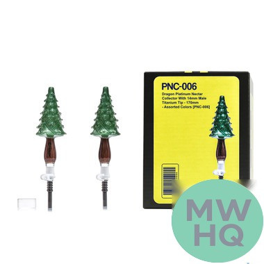 Dragon Platinum Nectar Collector With 14MM Male Titanium Tip - 170MM - Assorted Colors [PNC-006] (MSRP $30.00)