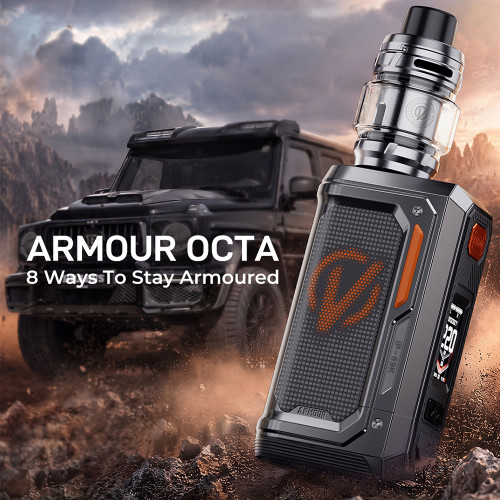 Vaporesso Armour Octa 220W Dual 18650 Starter Kit With 6ML iTank T